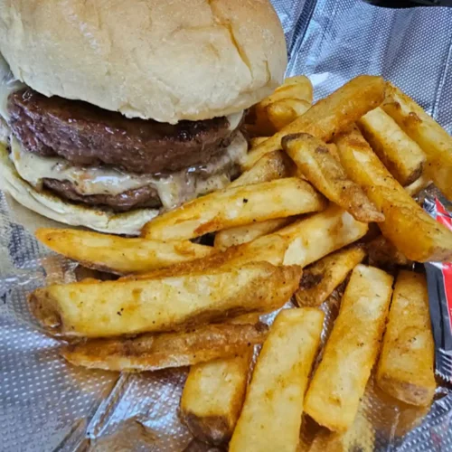 Double Cheeseburger - Double cheeseburger