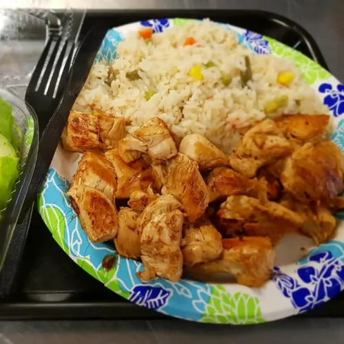 Grilled Chicken Dinner - Grilled chicken dinner plate