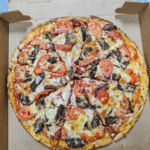 Gyro Pizza - Unique gyro-topped pizza