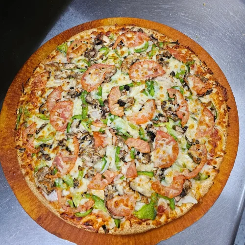 Veggie Pizza - Fresh vegetable pizza