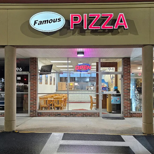 Famous Pizza Medway Restaurant Storefront